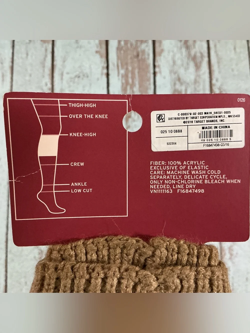 Merona Knee High Boot Cuffs